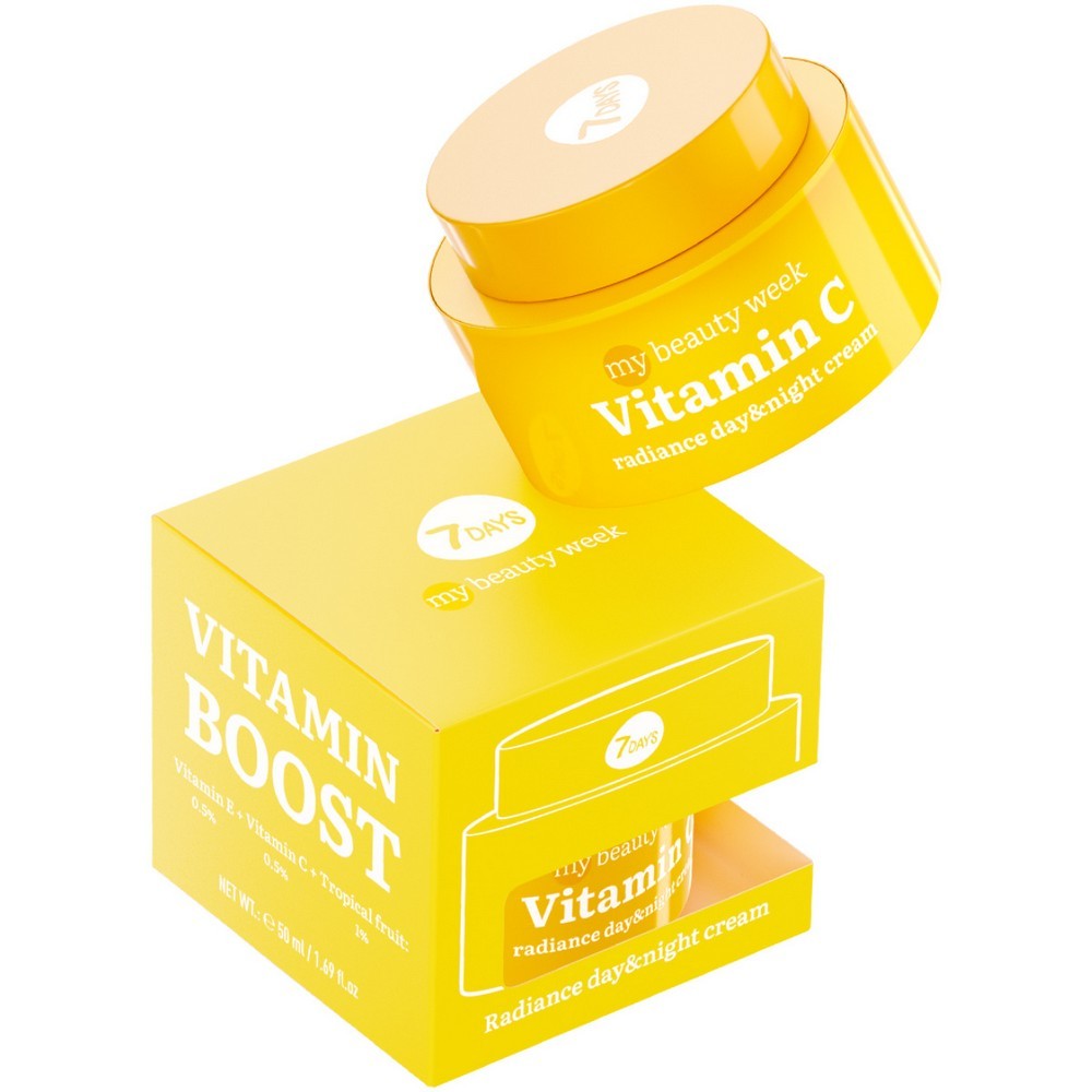 Крем для сияния кожи лица 7 days My Beauty Week " Vitamin C " 50мл
