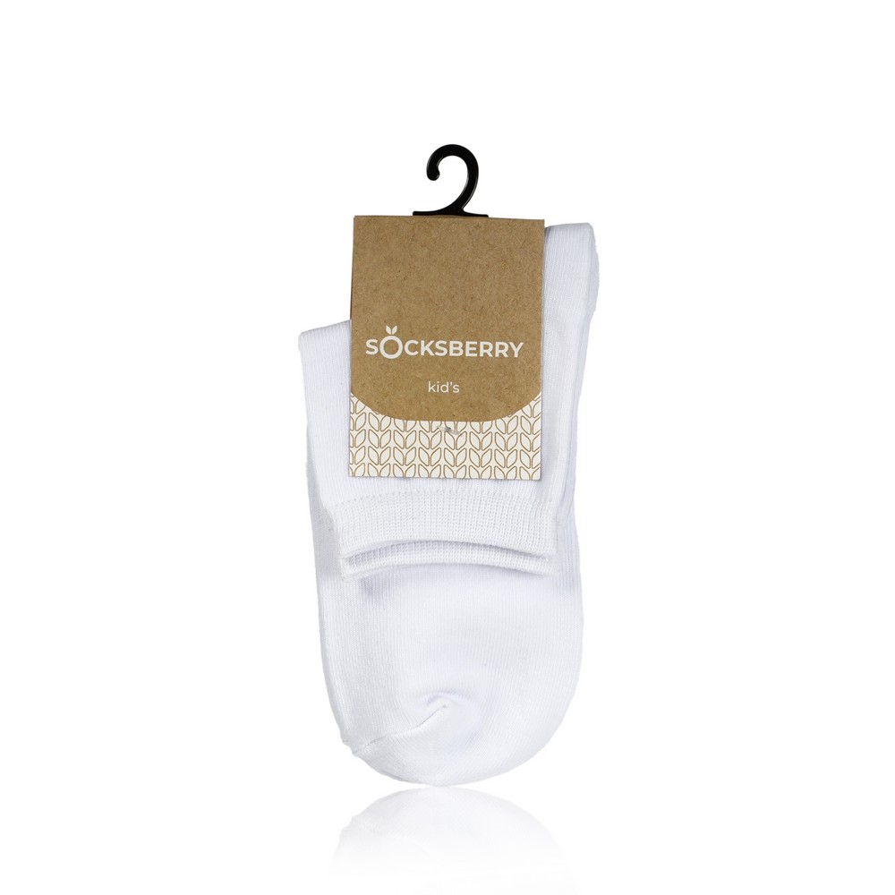 Детские носки Socksberry KS-0030 укороченные Белый р.22