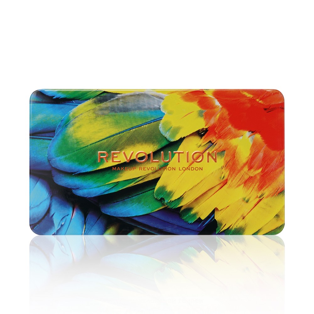 Тени для век MakeUp Revolution Forever Flawless , Bird of Paradise , 18 цветов , 19,8г