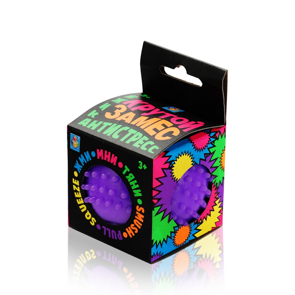 Лизун - жмяка 1 Toy Крутой замес " шар " , цвета Микс