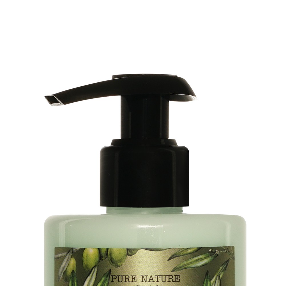 PURE NATURE Olive Набор подарочный женский гель 150мл, лосьон 150мл, соль 100 г, щетка для тела 1 шт