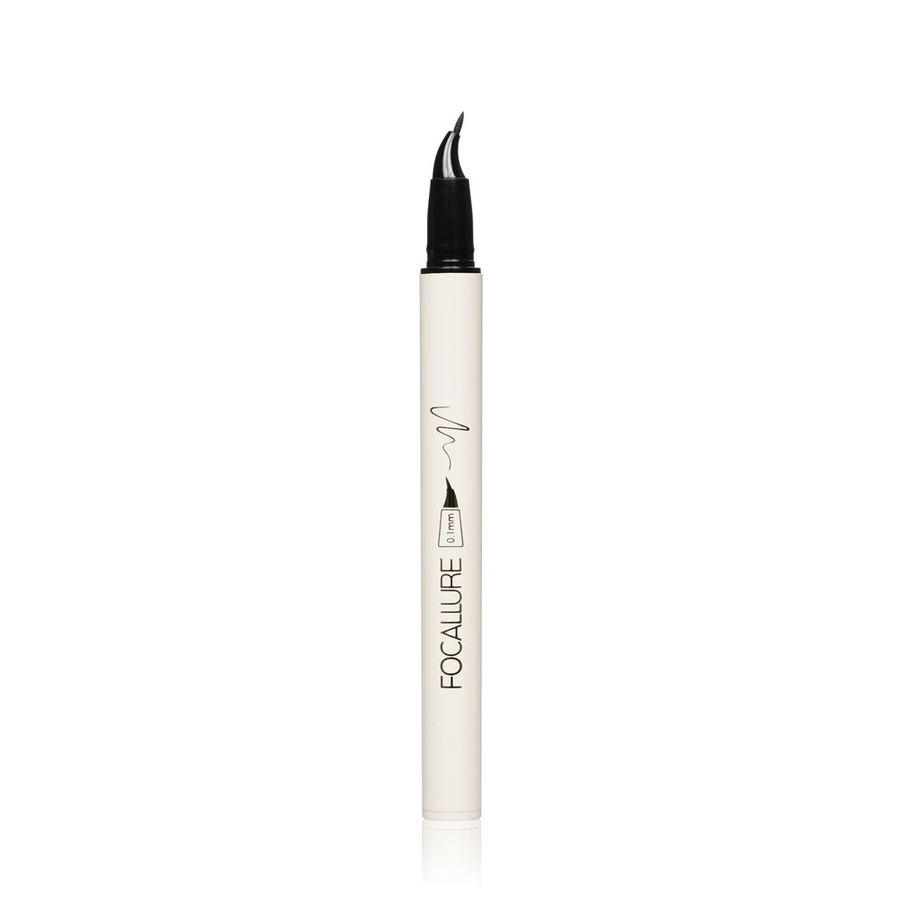 Подводка для век с изогнутым аппликатором Focallure Lasting Waterproof Liquid Eyeliner C01 0,6г