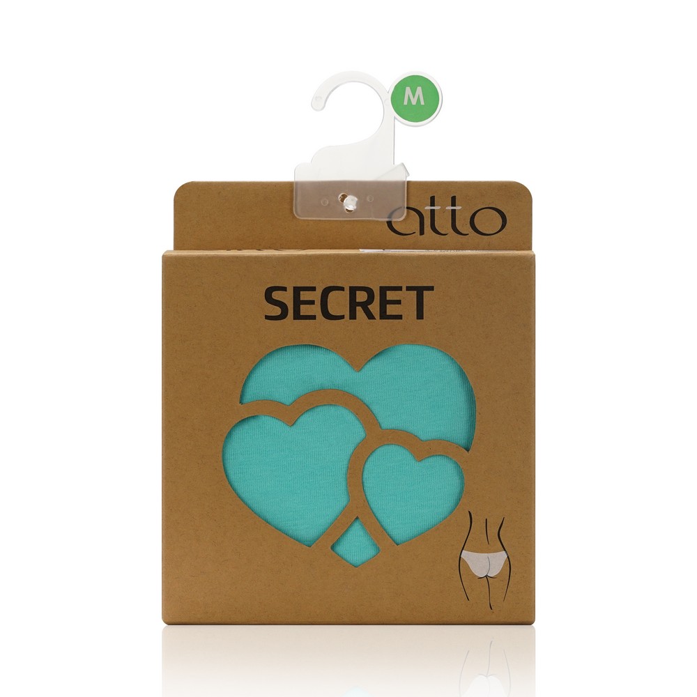 Женские трусы Atto Secret слипы ментоловые , M