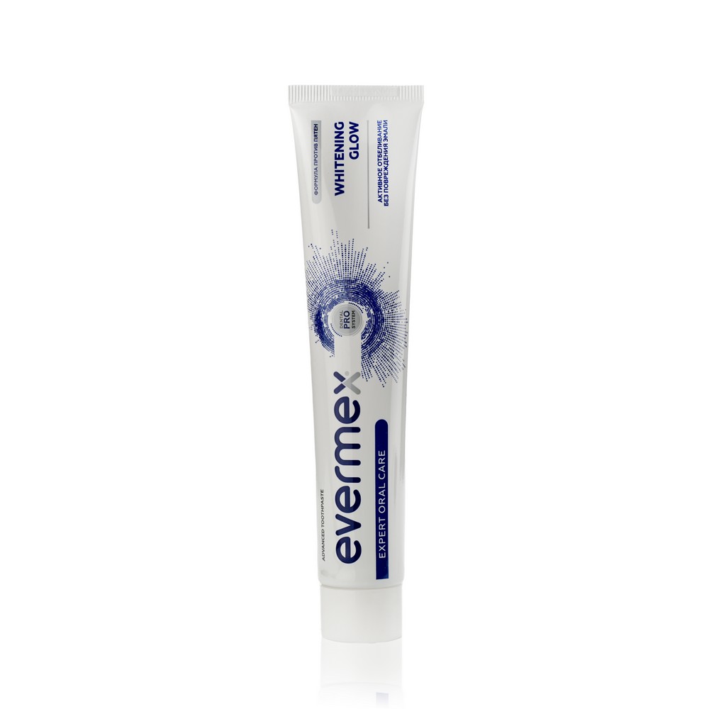 Зубная паста Evermex " Whitening Glow " 75мл