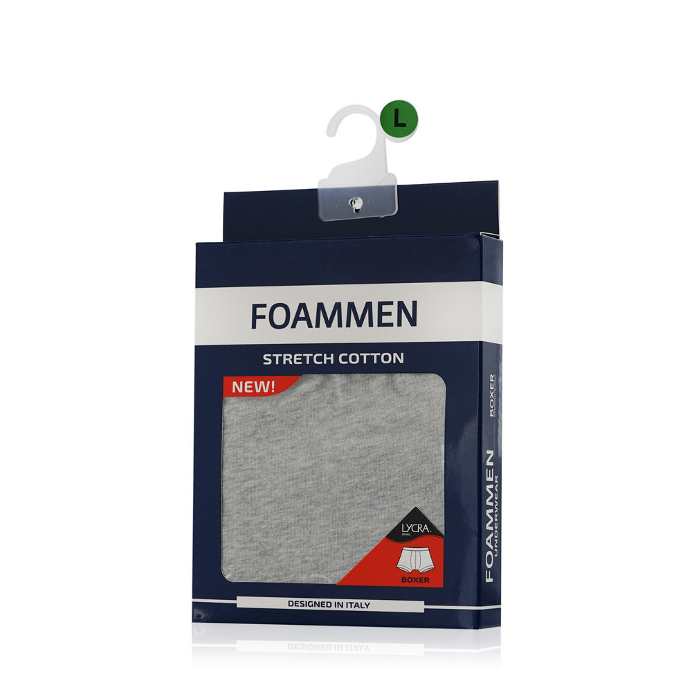 Мужские трусы - боксеры Foammen Fo5085-2 , серые , L