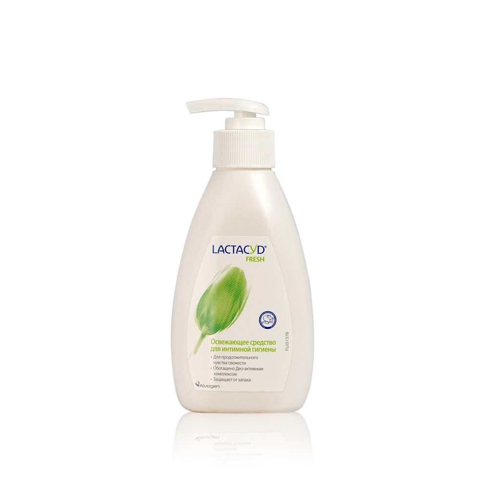 гель для интимной гигиены Lactacyd Fresh с натуральной молочной кислотой и део-активным комплексом 200мл