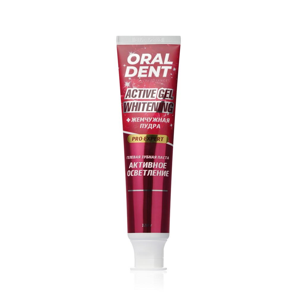 Отбеливающая гелевая зубная паста Defance Oraldent " Active Gel Whitening " 120г