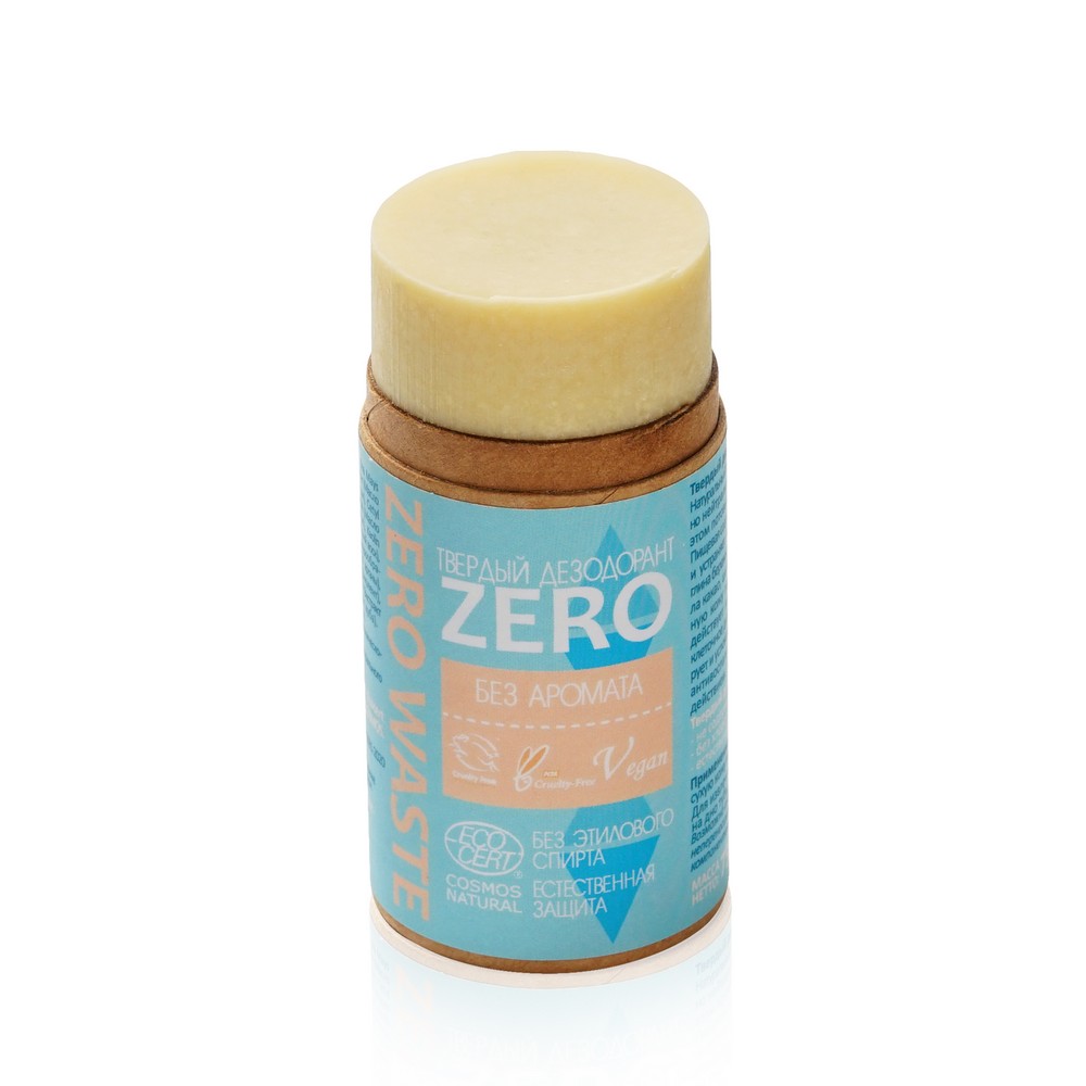 Женский твердый дезодорант для тела Levrana " Zero " 75г
