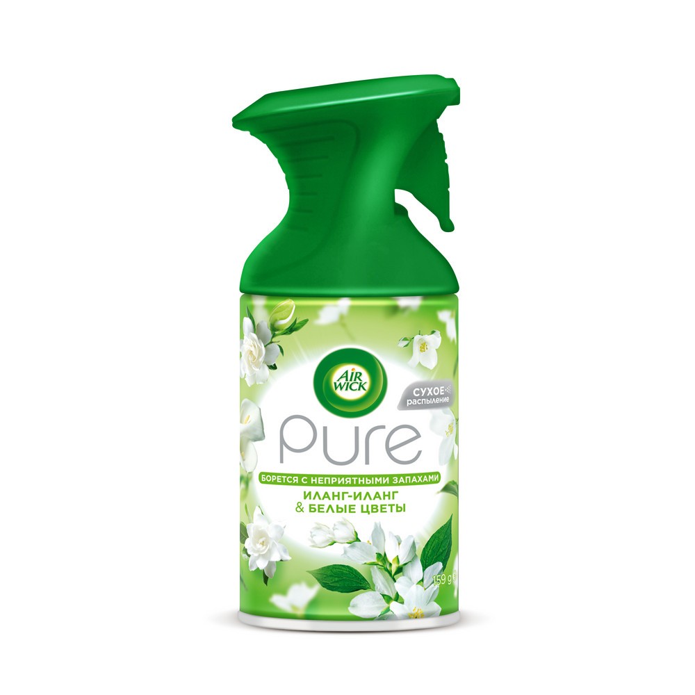 Освежитель воздуха Air wick Pure " Иланг-иланг и белые цветы " 250мл