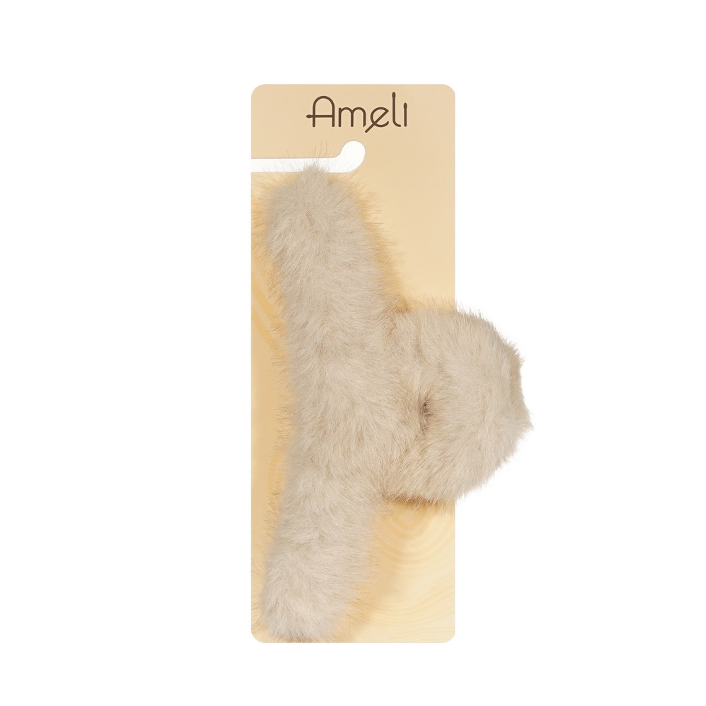 AMELI Краб для волос мех классика 1 шт