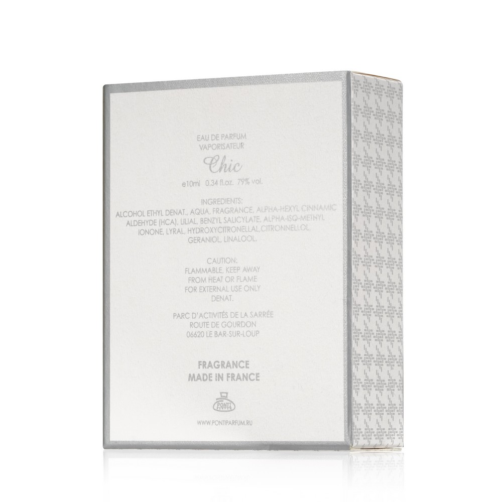 Женская парфюмерная вода Ponti Parfum Mon Cherie " Chic " 10мл
