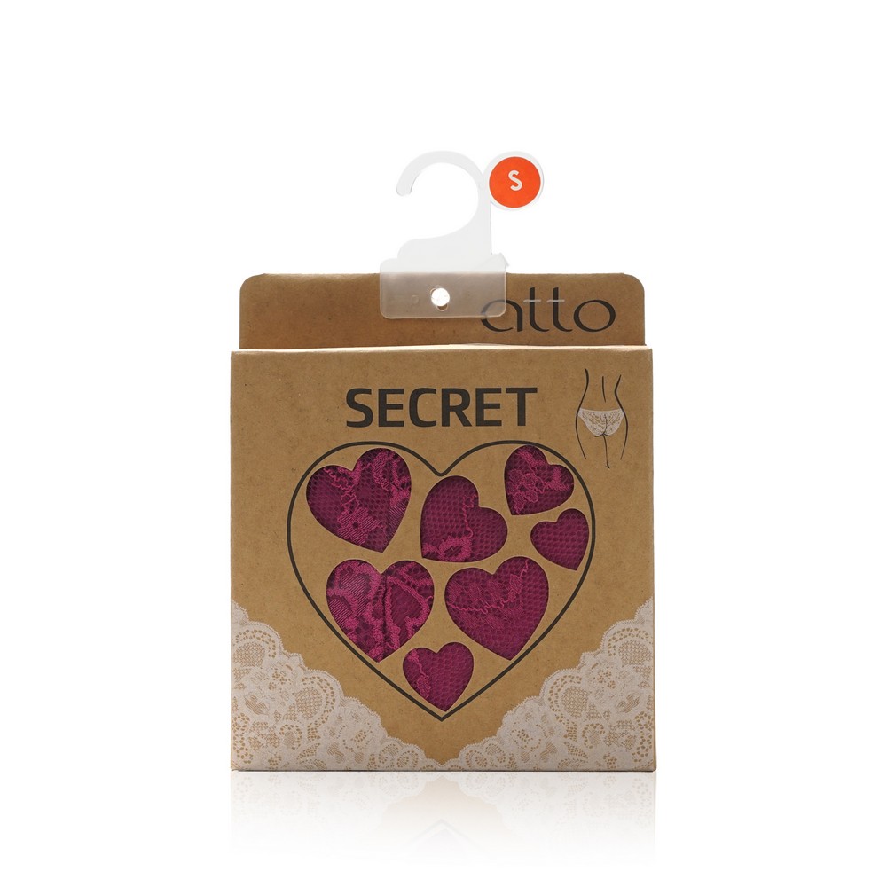 Женские трусы - бразилиана Atto Secret , Фиолетовый , S