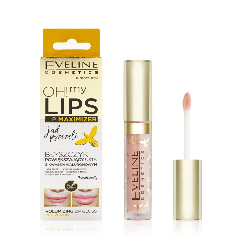 Eveline HOLLYWOOD DREAM блеск для губ с пчелиным ядом HOLLYWOOD DREAM Lip Maximizer 01