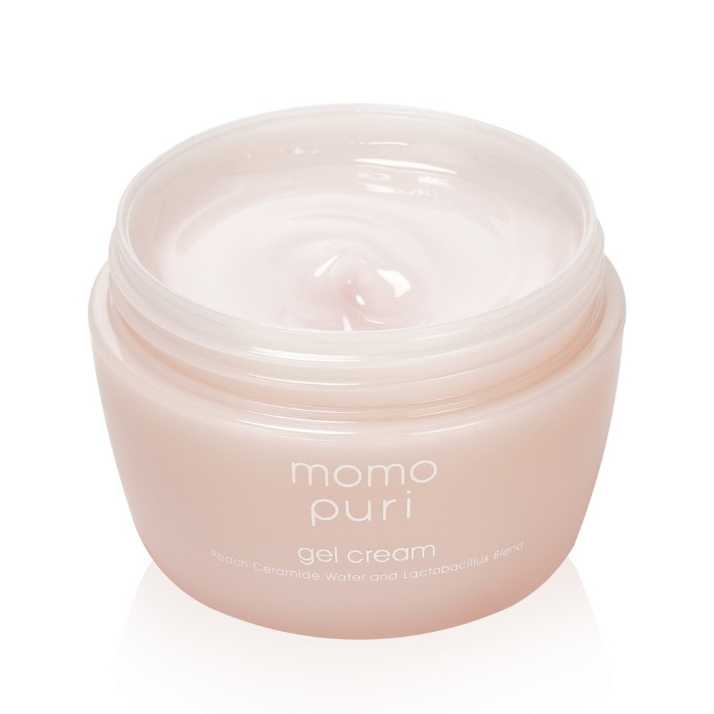 Крем - флюид для лица Momo Puri " увлажнение и упругость " с пробиотиками , витаминами A,C,E и керамидами 80г