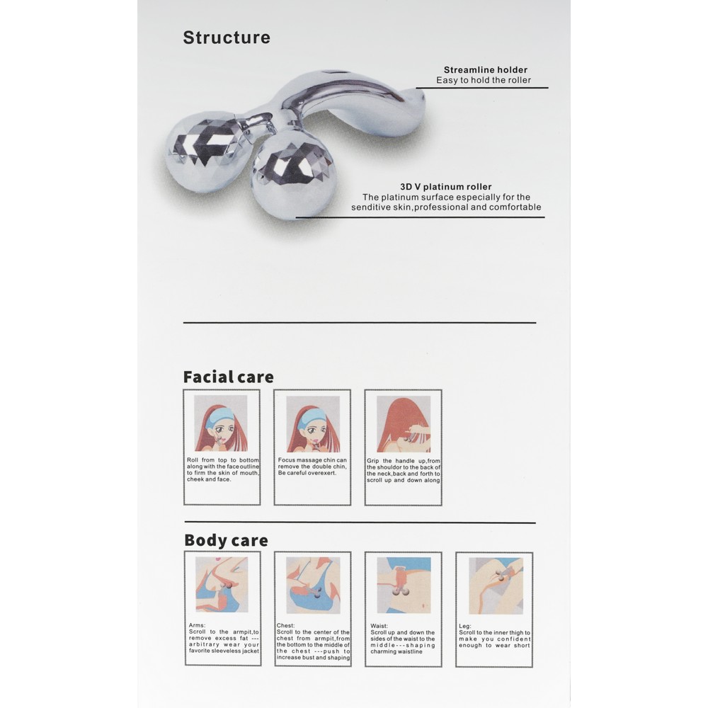 Косметический аксессуар для лица 3D Роллер
