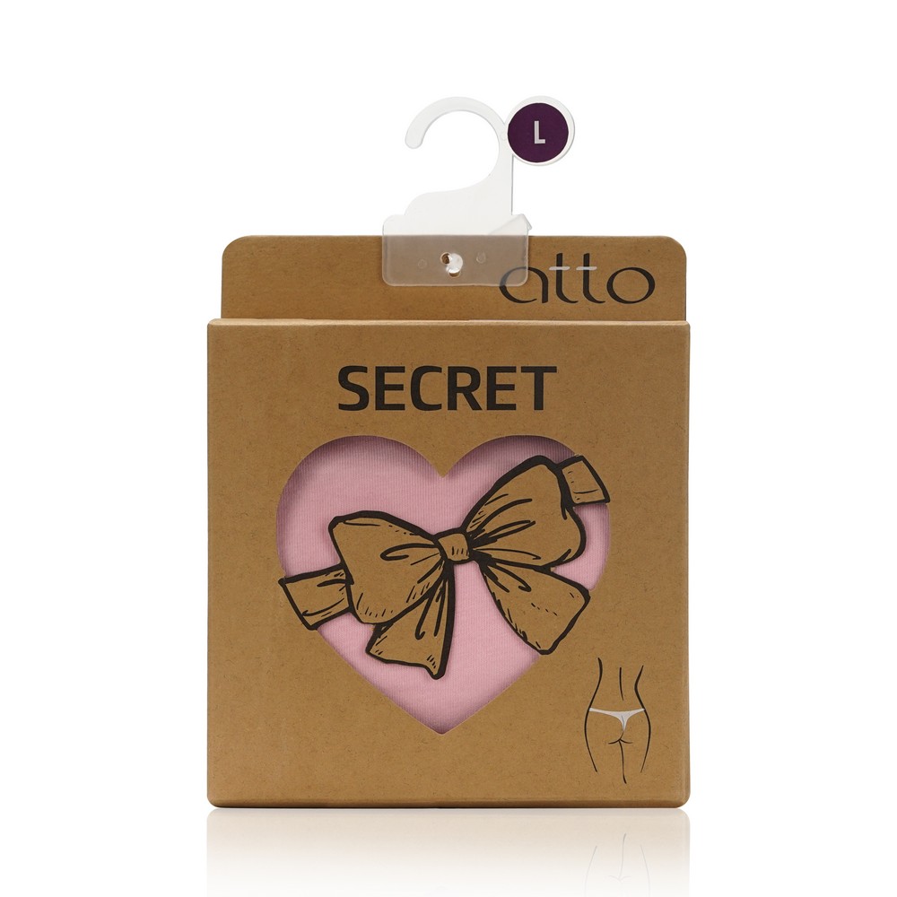 Женские трусы Atto Secret стринги розовые , L
