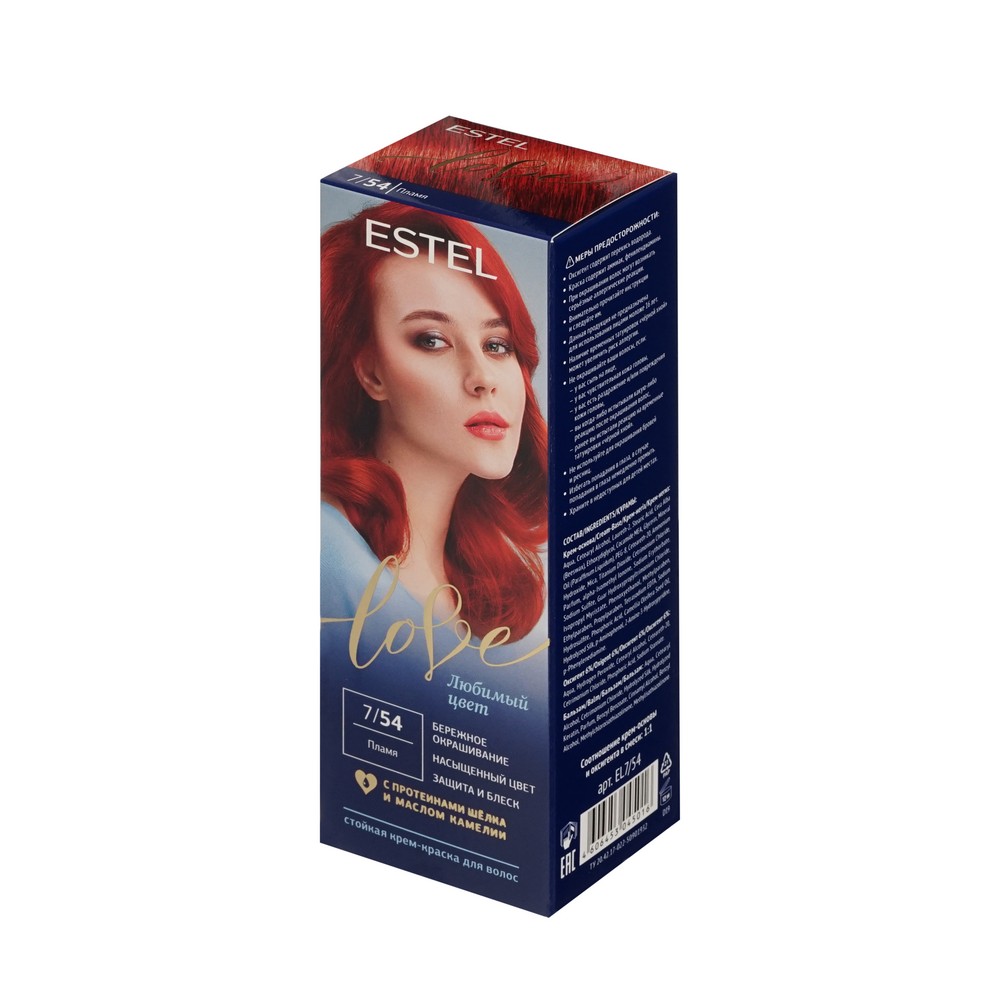 Love краска для волос 7/54 Пламя 1ШТ
