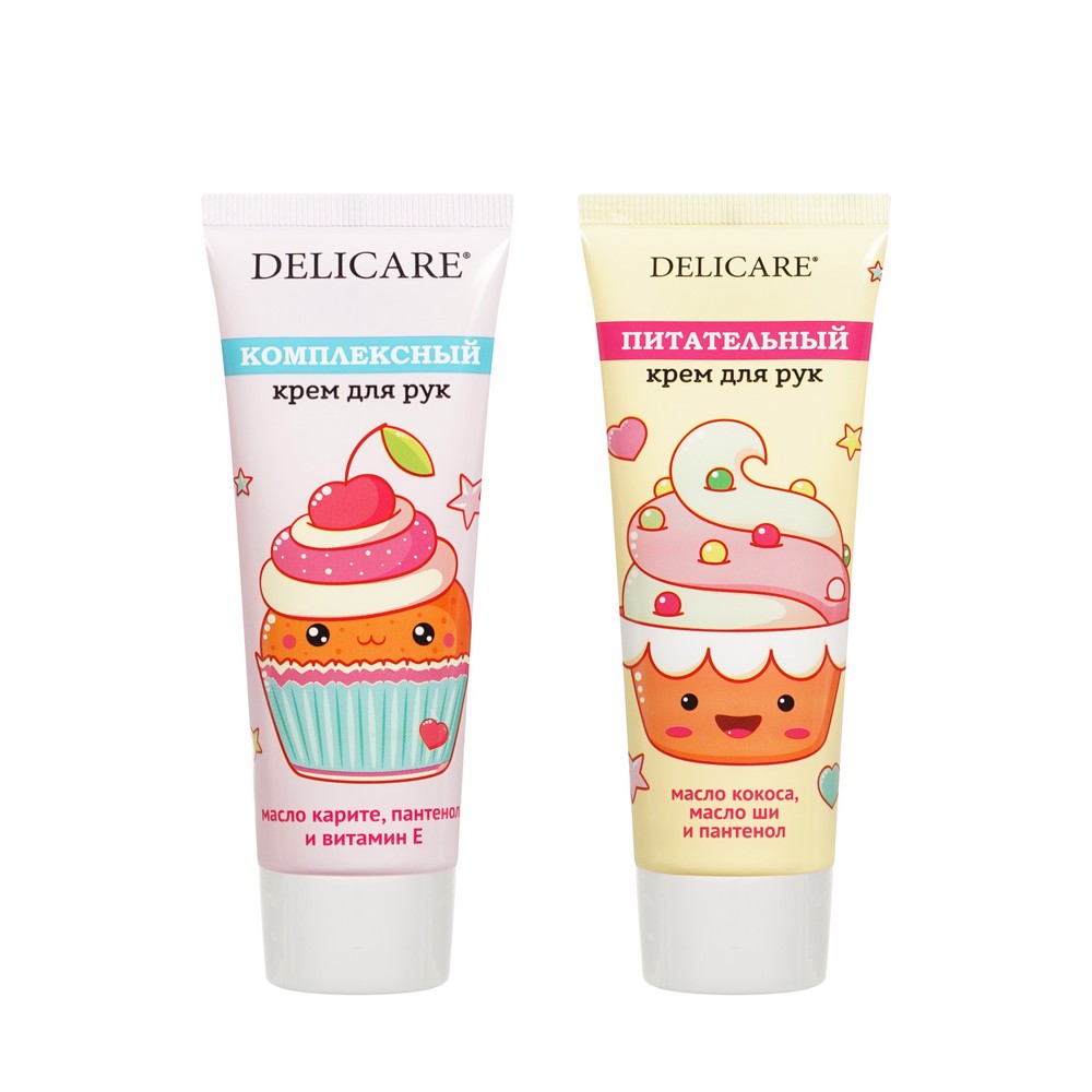 Delicare набор жен. 2 кр для рук Питательный,крем для рук Комплексный 1ШТ