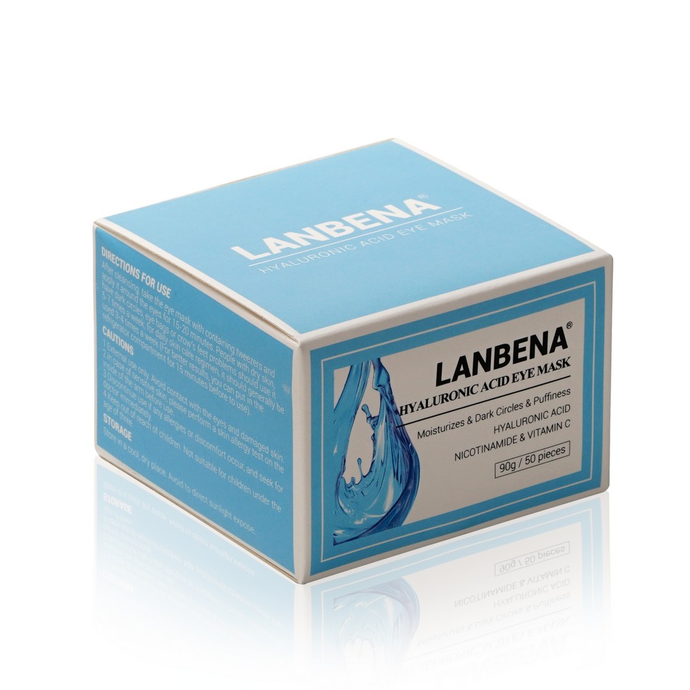 Патчи - маска для век Lanbena антивозрастные , с гиалуроном 50шт