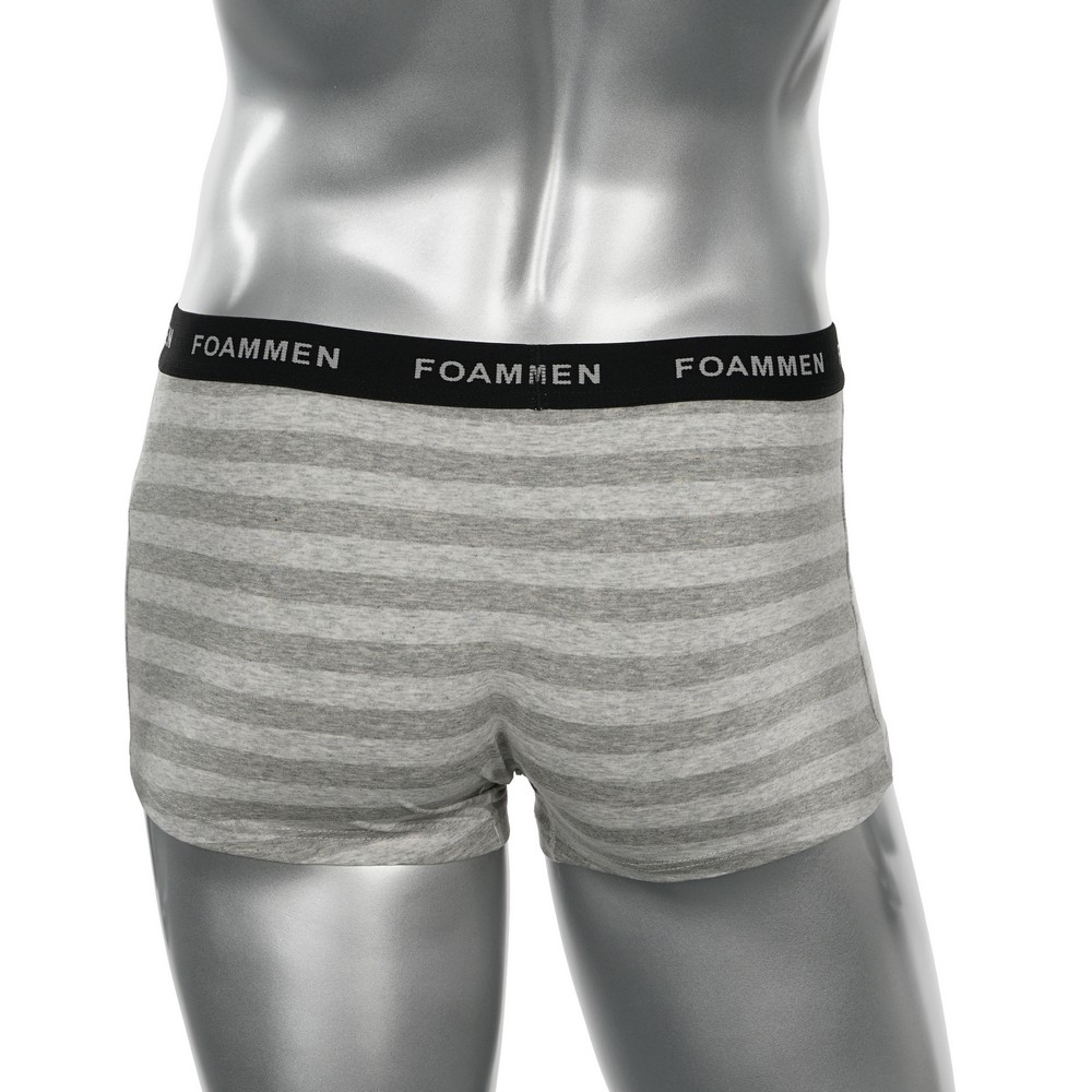 Мужские трусы Foammen Fo210003-3 , Серые в полоску , XXL