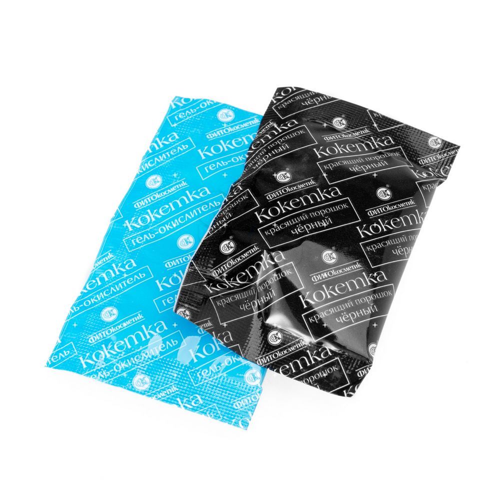 краска для бровей и ресниц ФИТОкосметик Кокетка Черная