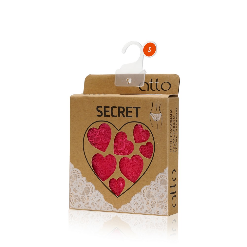 Женские трусы Atto Secret бразилиано , фуксия , S