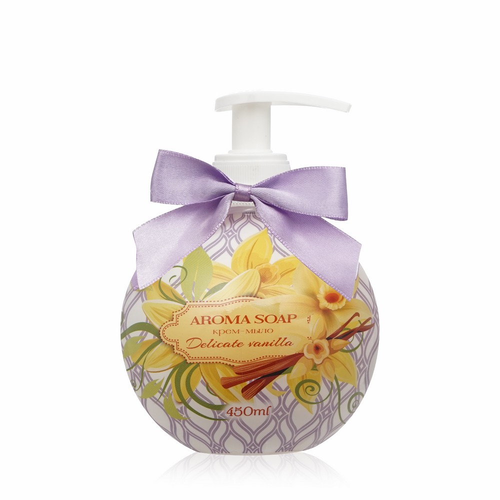 Жидкое крем - мыло Aroma Soap " Delicate Vanilla " 450мл