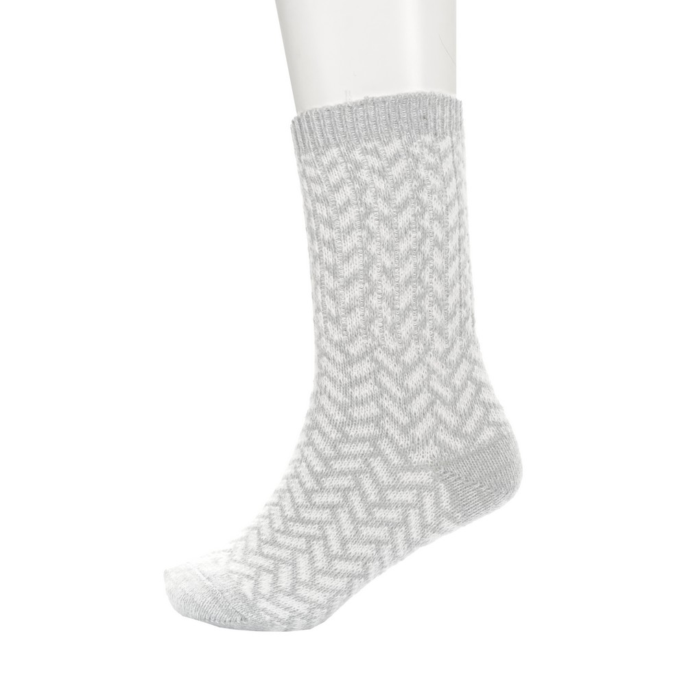 Good Socks плюш. носки жен.(836776C) Елочка сер.36-39 1ПАР