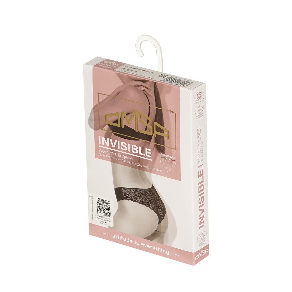 OmsaInvis Трусы Женские 2611B Brasil VerdFor размер 44S