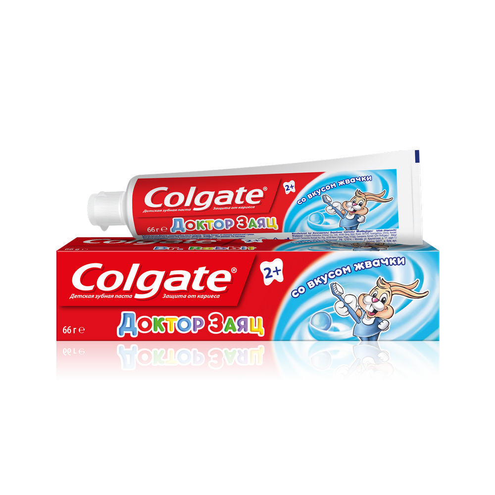 зубная Паста Colgate Доктор заяц детская со вкусом жвачки 50мл
