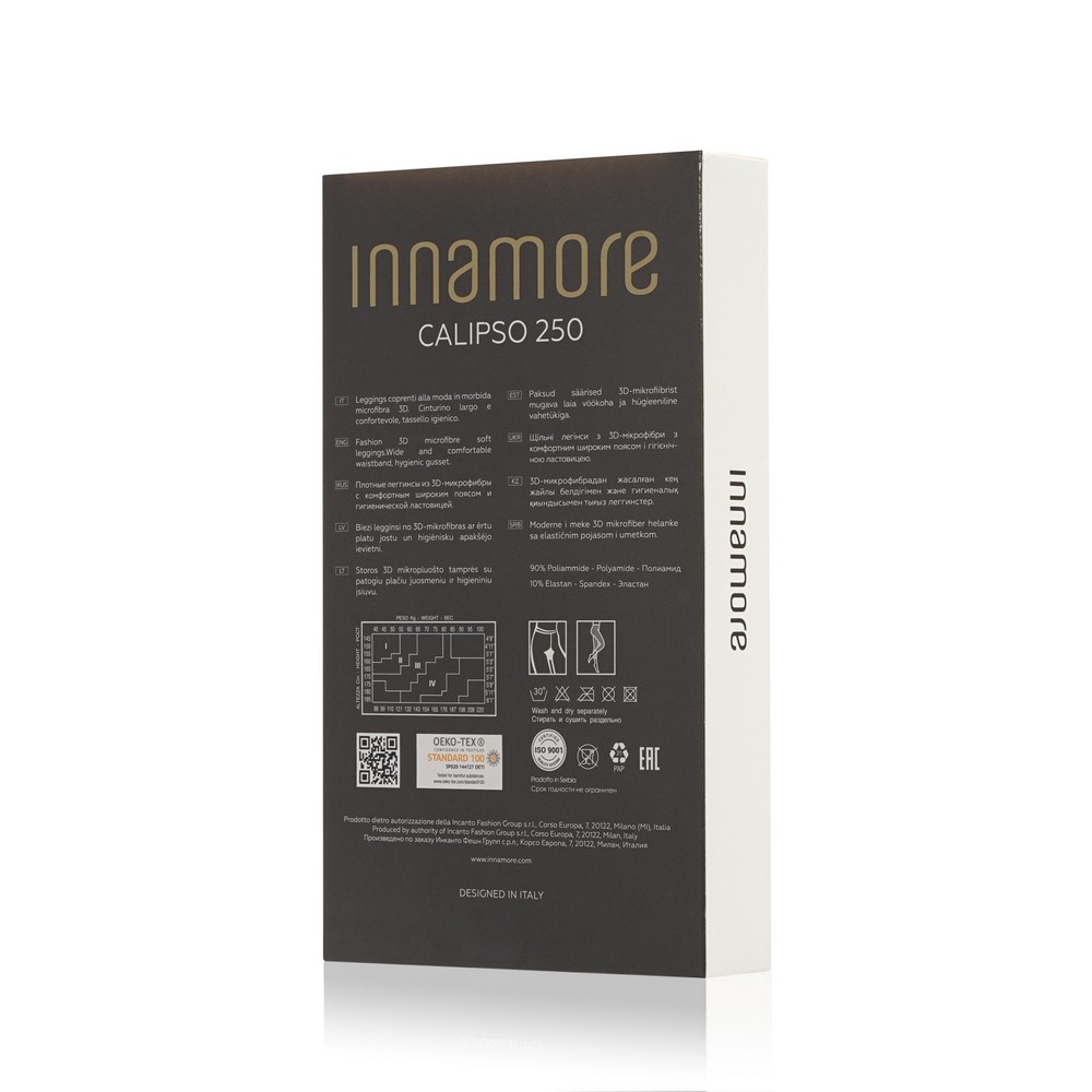Женские леггинсы Innamore Calipso 250den Nero 3 размер