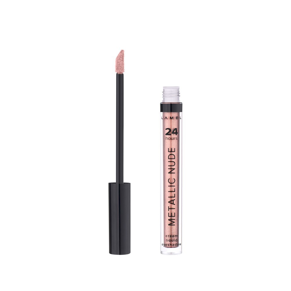 Жидкие тени для век Lamel Metallic Nude 406