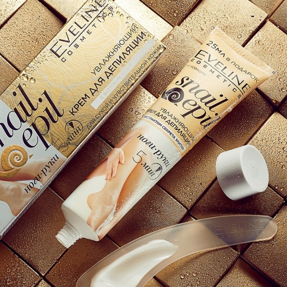 Крем для депиляции Eveline Snail Epil увлажняющий 125мл