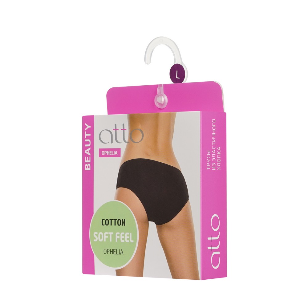 женские трусы - слипы Atto белые L