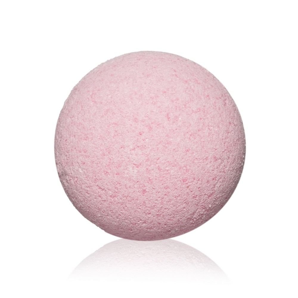 Бурлящий шар Laboratory Katrin Мяу Бомб " клубника " с игрушкой внутри 130г