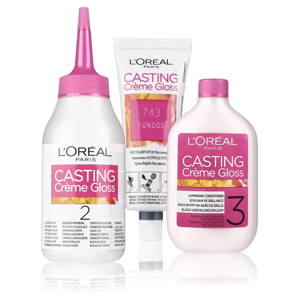крем - Краска L`Oreal Casting creme gloss стойкая для волос 515 Морозный шоколад