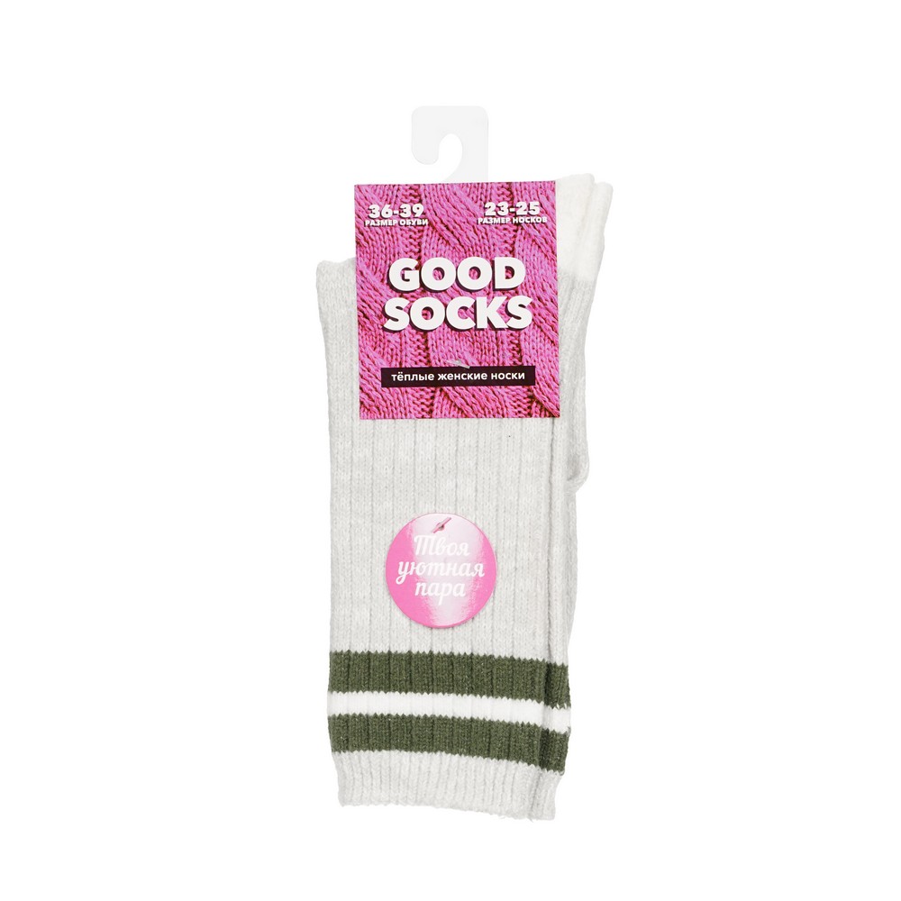 Good Socks плюш. носки жен.(836691C) св.сер.36-39 1ПАР