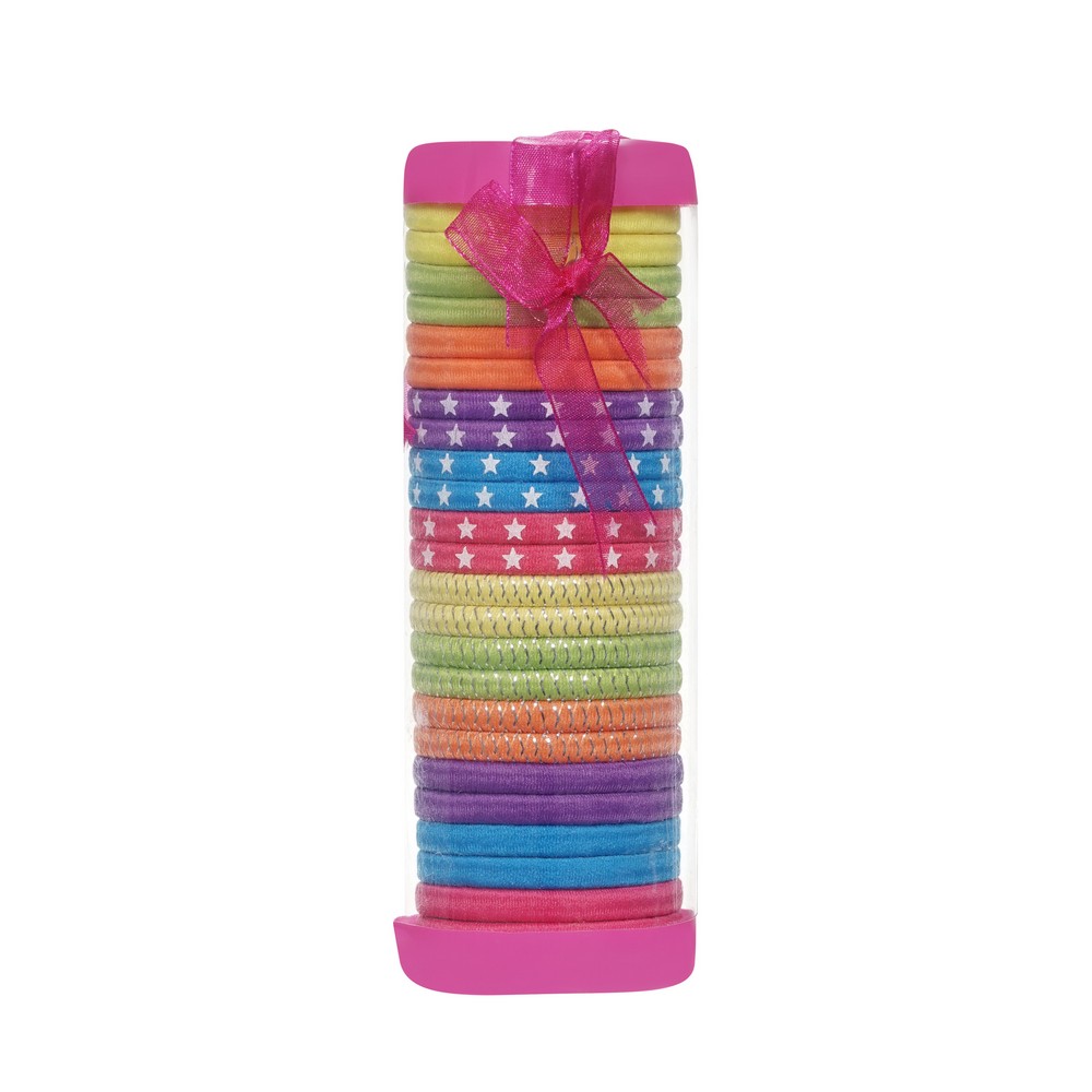 аксессуары Ameli Набор детских резинок для волос в тубе 24шт