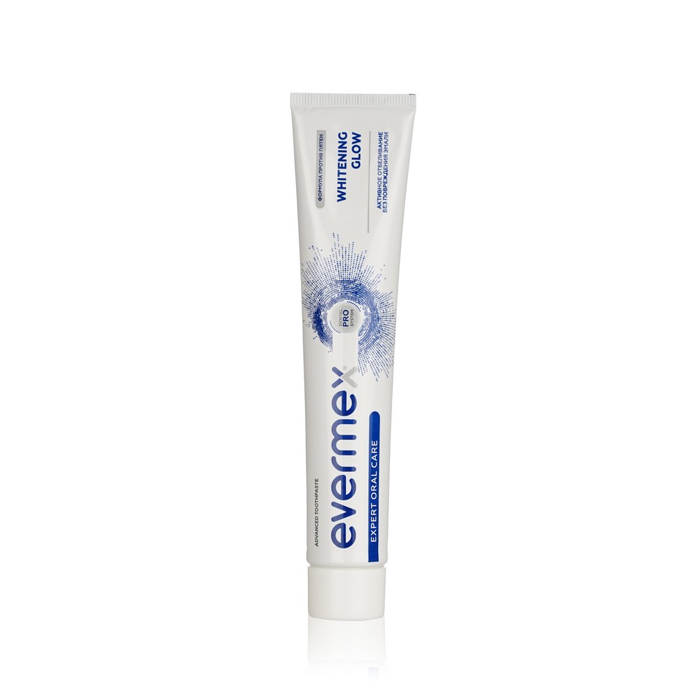 Зубная паста Evermex " Whitening Glow " 75мл