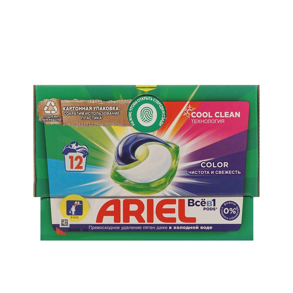 Ariel д/ст.капс.Color 12шт