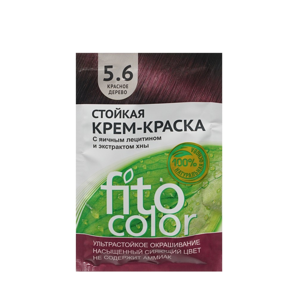 крем - краска ФИТОкосметик FitoColor стойкая для волос 5.6 Красное дерево 125мл