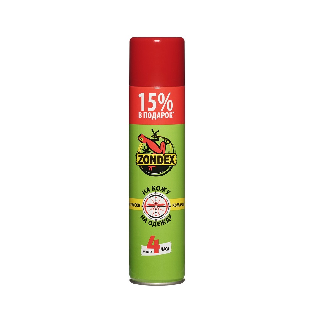 Zondex от комаров аэр-ль ДЭТА 15% Family Pack 285МЛ