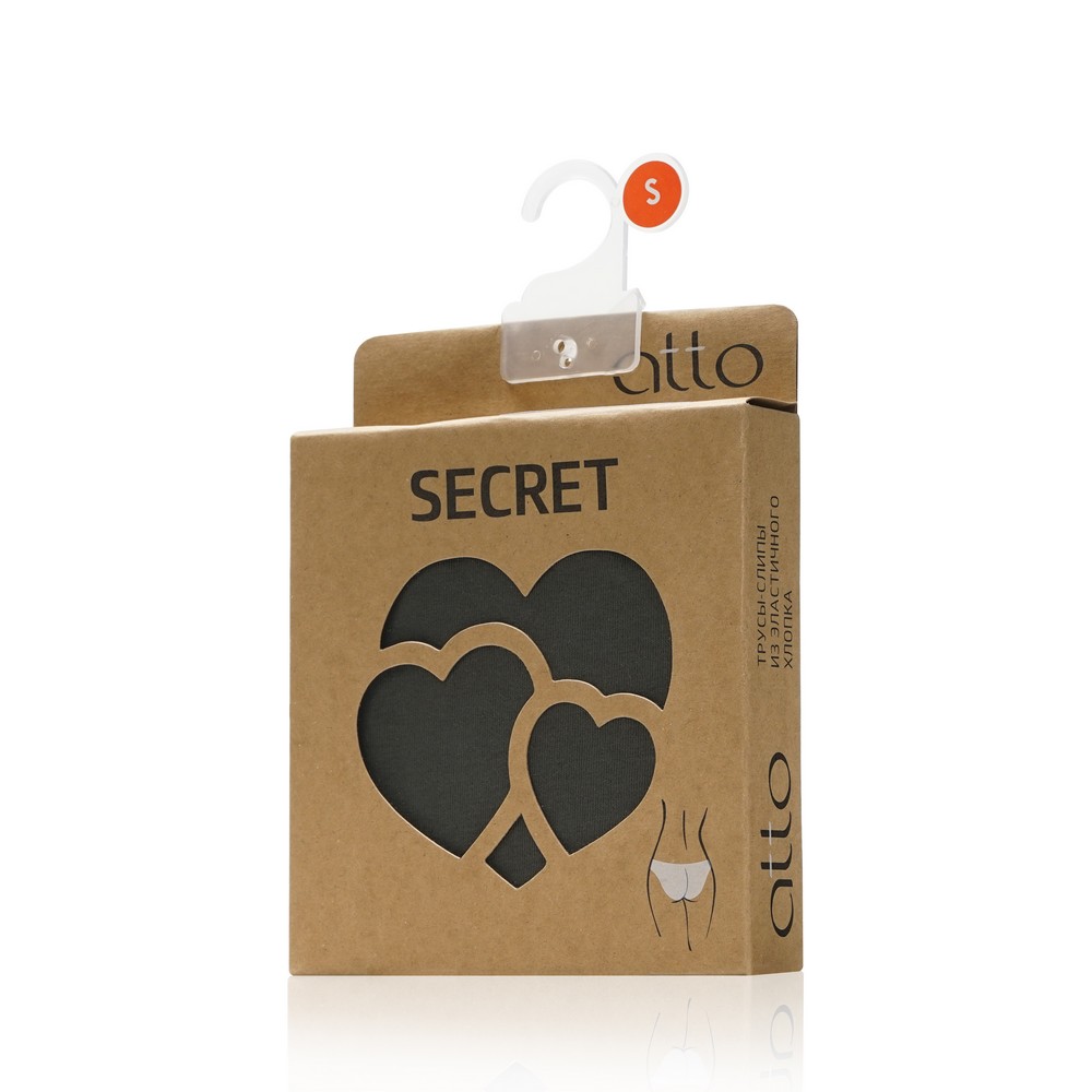 Женские трусы - слипы Atto Secret , Хаки , S