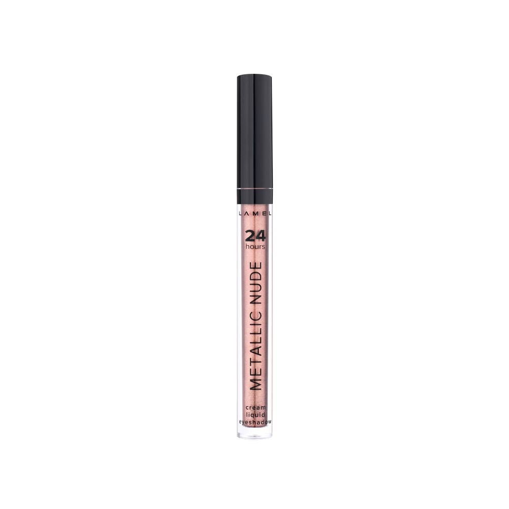 Жидкие тени для век Lamel Metallic Nude 406