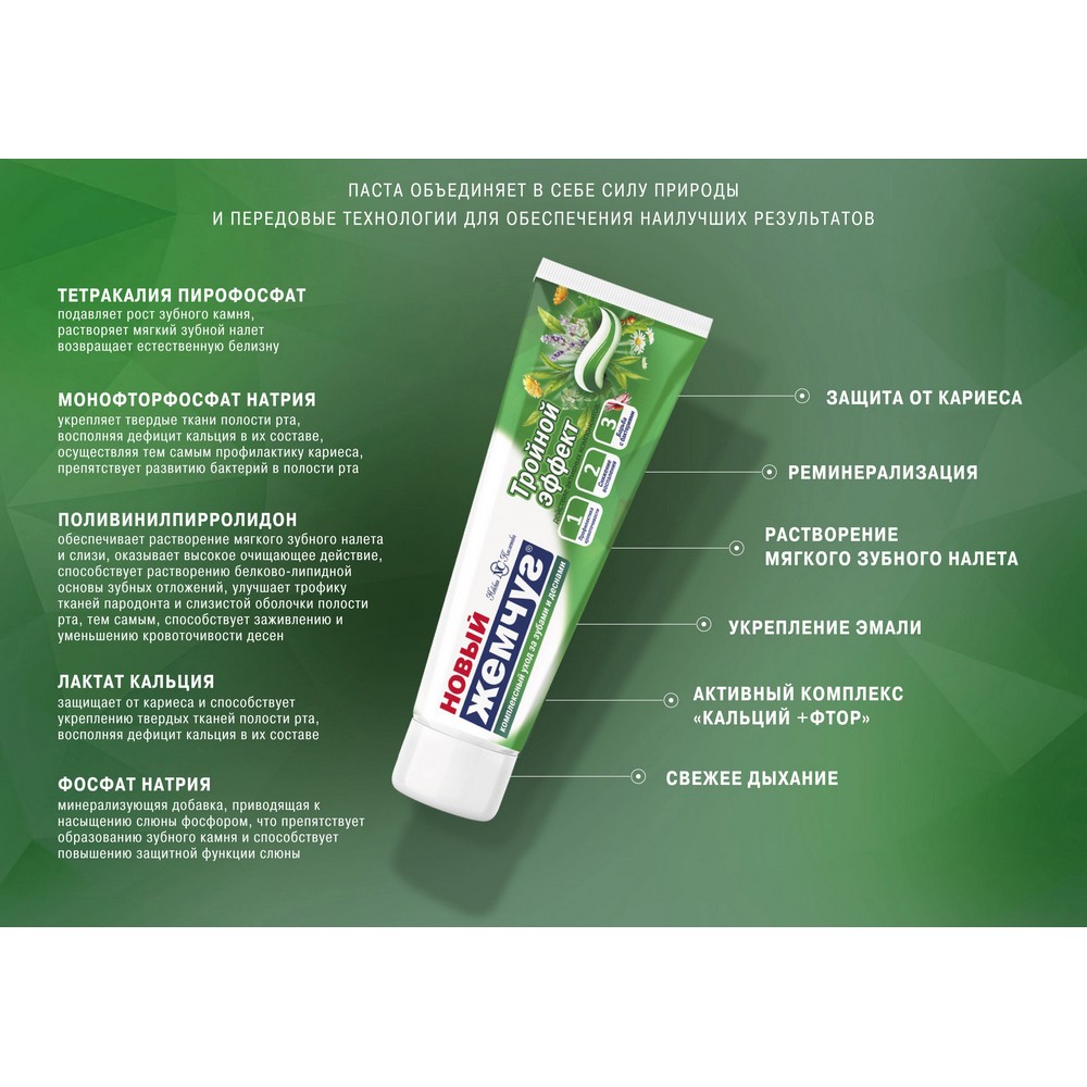 НовыйЖемчугЗПкомплТройнЭффектЗдорДес75мл