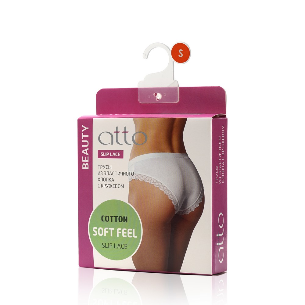 Женские трусы Atto Beauty Slip Lace , Белый , S