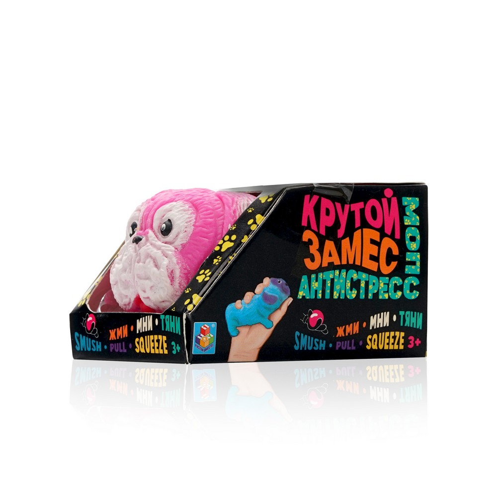 Лизун - жмяка 1 Toy Крутой замес " Супер мопс "