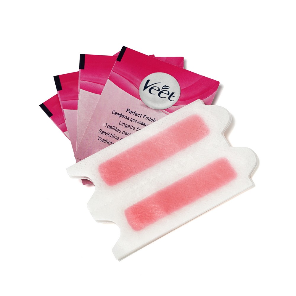 полоски Для депиляции для лица Veet Supreme Essence восковые с ароматом бархатной розы и эфирными маслами 20шт