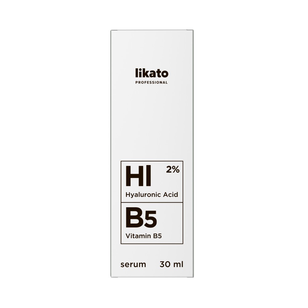 Сыворотка для лица с гиалуроновой кислотой и витамином B5 Likato Professional " Hyaluronic acid, Vitamin B5 " 30мл