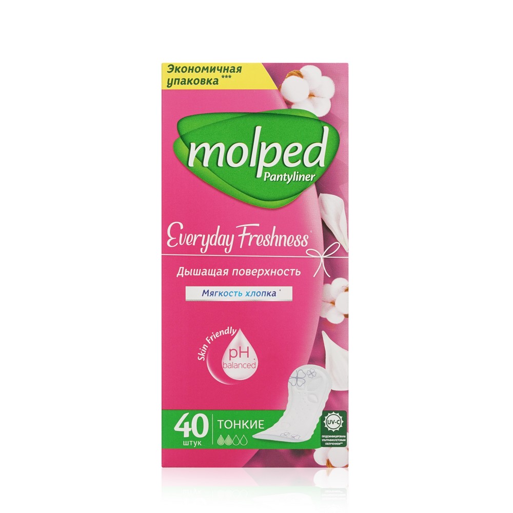Molped прокладки ежедневные Everyday Freshness 40ШТ